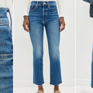 Mother The Tipper Ankle Fray Jeans